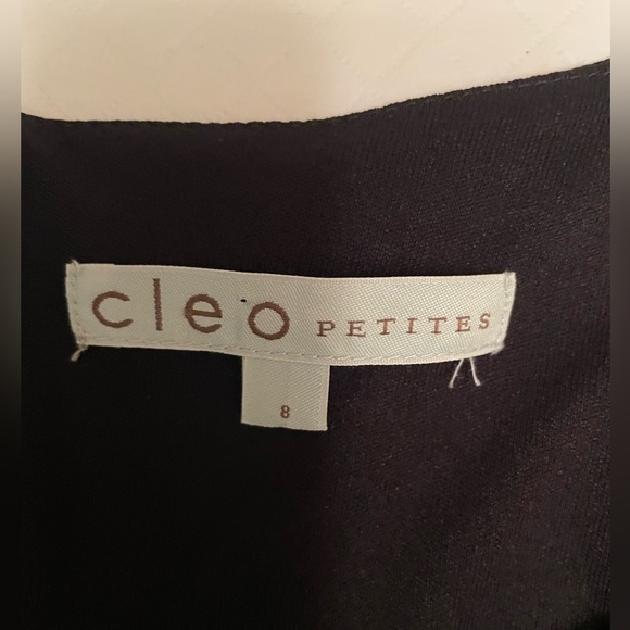 Cleo Petite size 8 Black Long Sleeve Midi Length Dress. - Picture 7 of 11